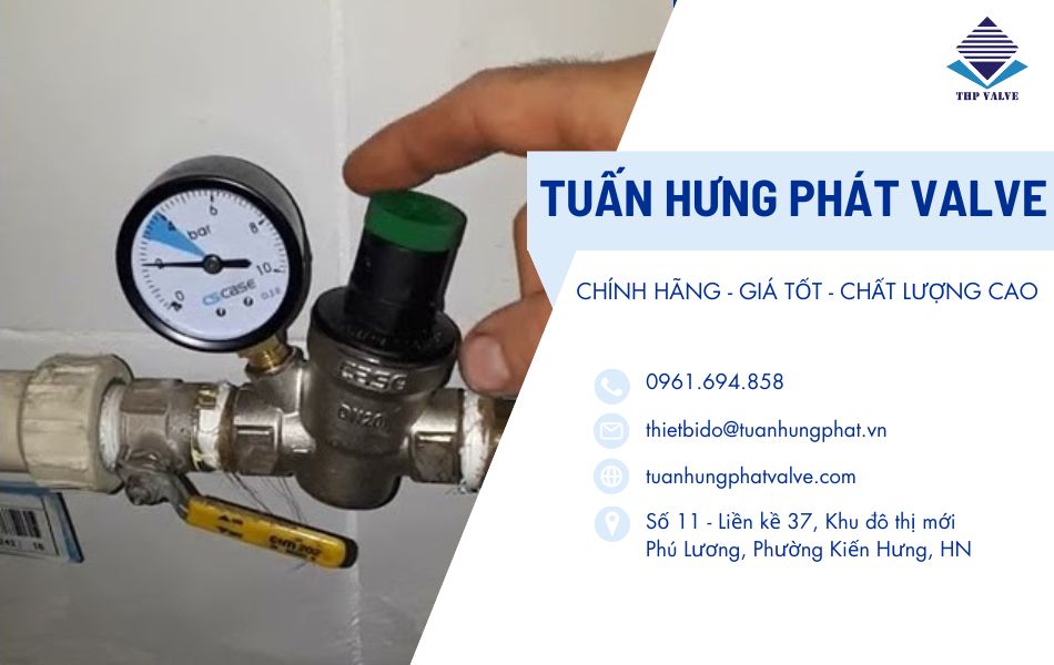 van giảm áp nước phi 21 chính hãng tại tuấn hưng phát valve