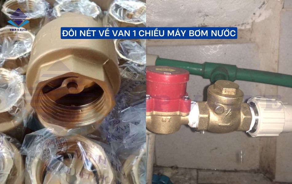 giới thiệu van 1 chiều máy bơm nước