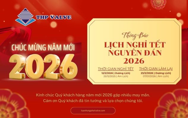 Tuấn Hưng Phát Valve thông báo lịch nghỉ Tết Nguyên Đán năm 2026