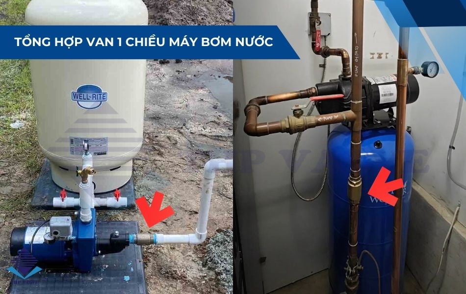 van 1 chiều máy bơm nước