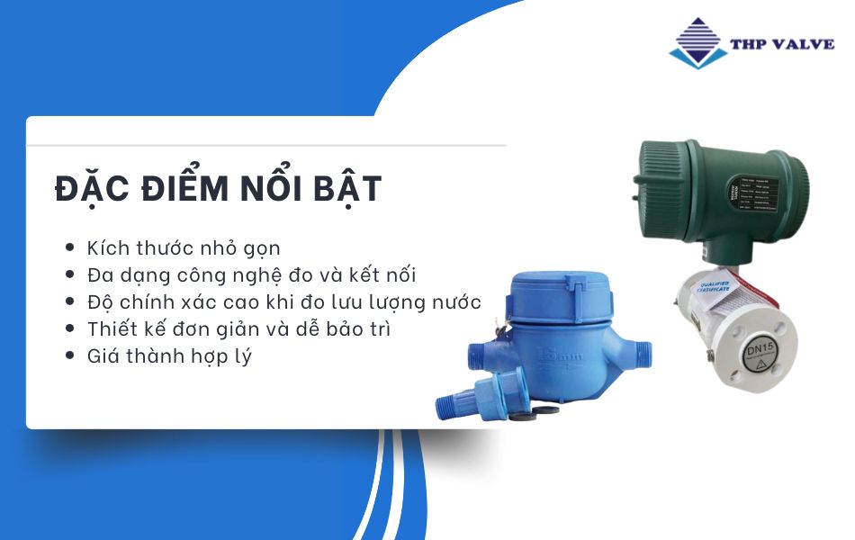 đặc điểm nổi bật đồng hồ nước dn15