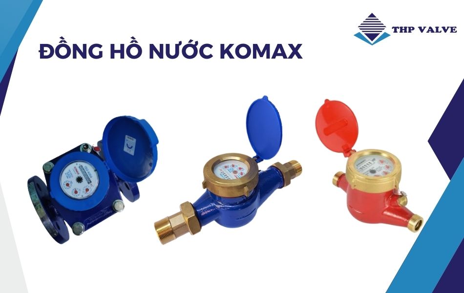 đồng hồ nước komax hàn quốc
