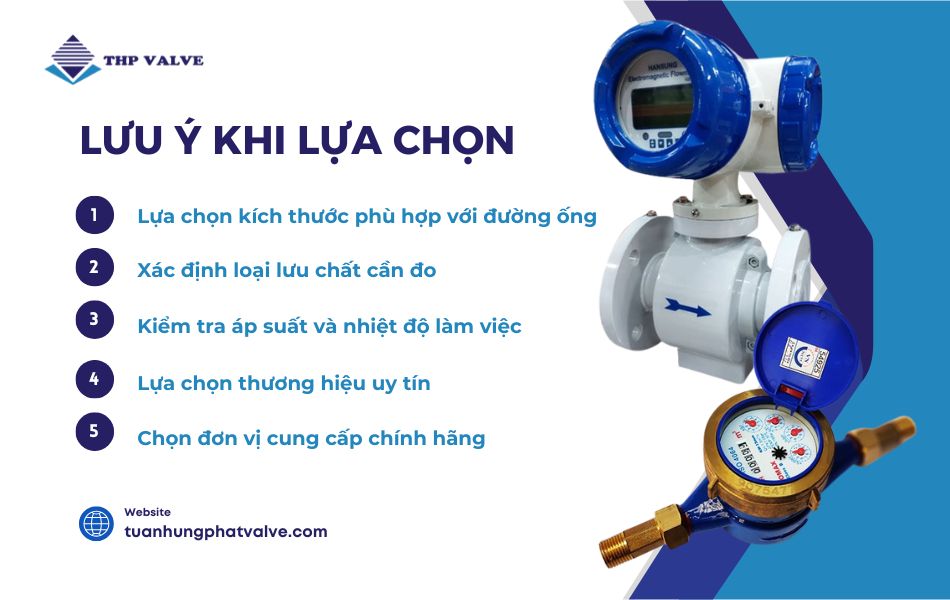 lưu ý khi lựa chọn đồng hồ đo nước hàn quốc