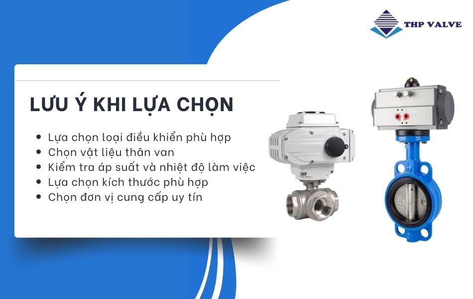 lưu ý khi lựa chọn van điều khiển đài loan