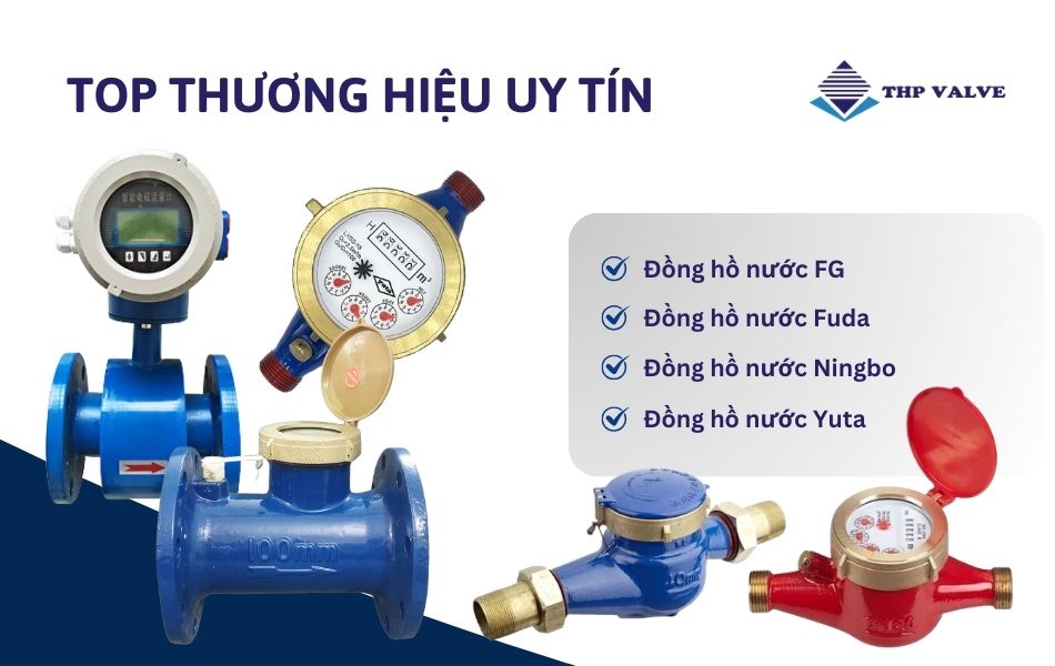 top 4 thương hiệu đồng hồ nước trung quốc uy tín, chất lượng