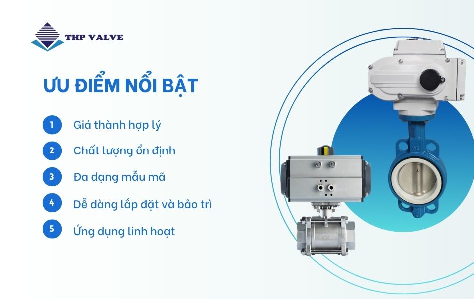 ưu điểm nổi bật van điều khiển đài loan