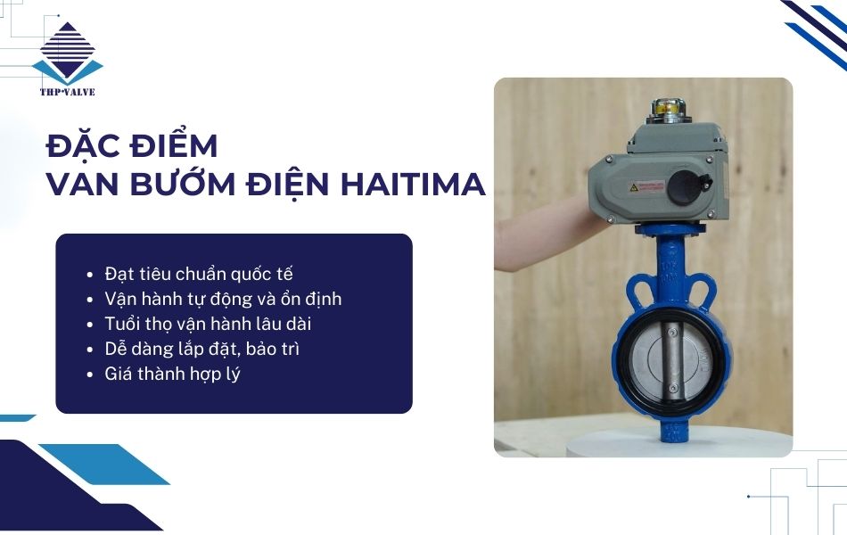 đặc điểm nổi bật của van bướm điều khiển điện haitima