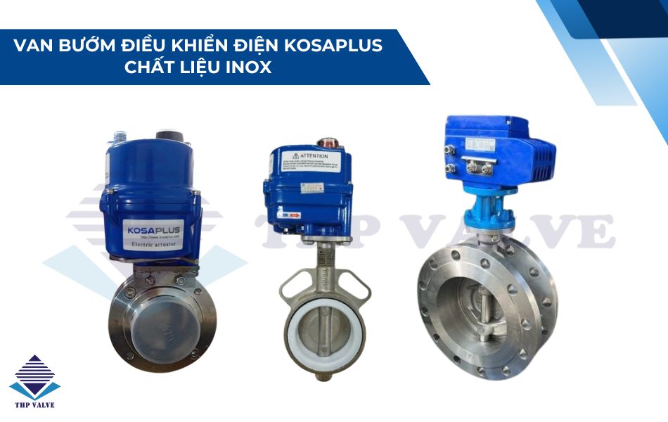 van bướm inox điều khiển điện kosaplus
