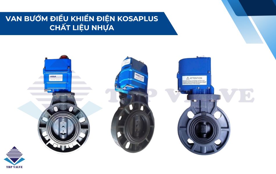 van bướm nhựa điều khiển điện kosaplus