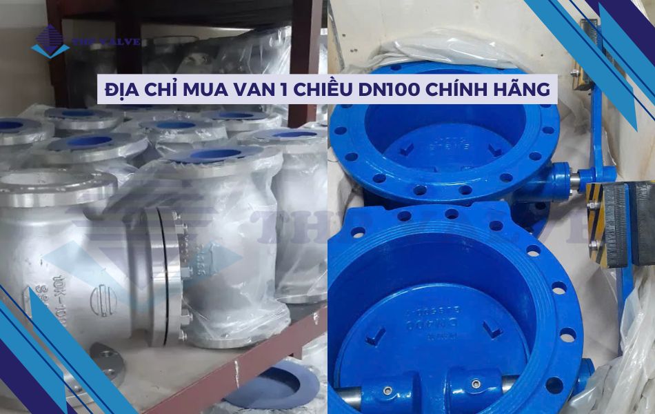 nên mua van 1 chiều dn100 ở đâu chính hãng