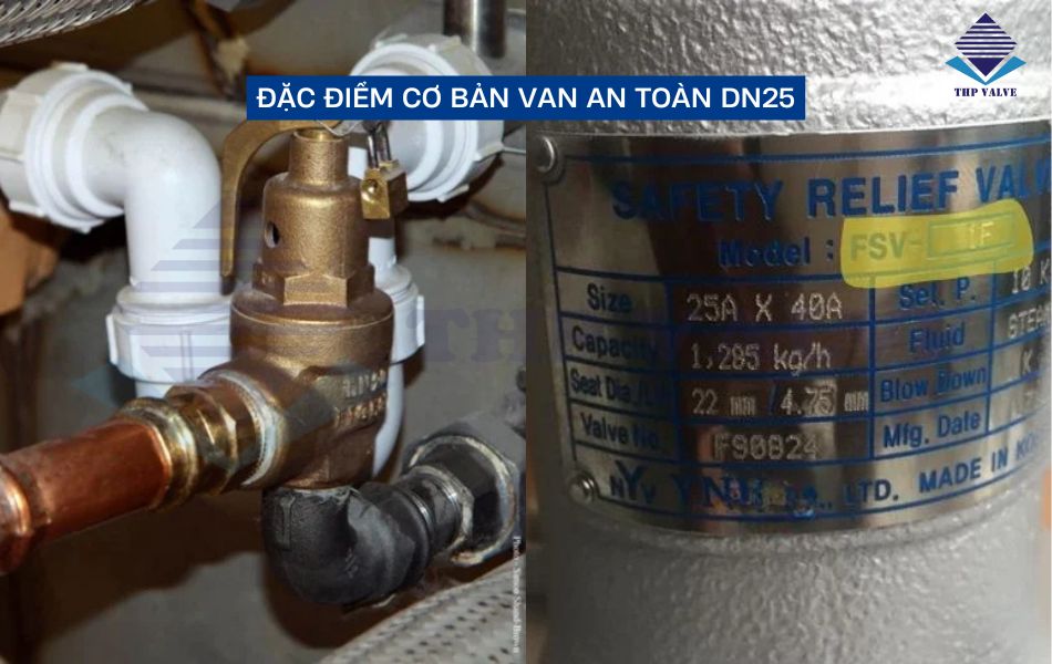 đặc điểm chung của van an toàn dn25