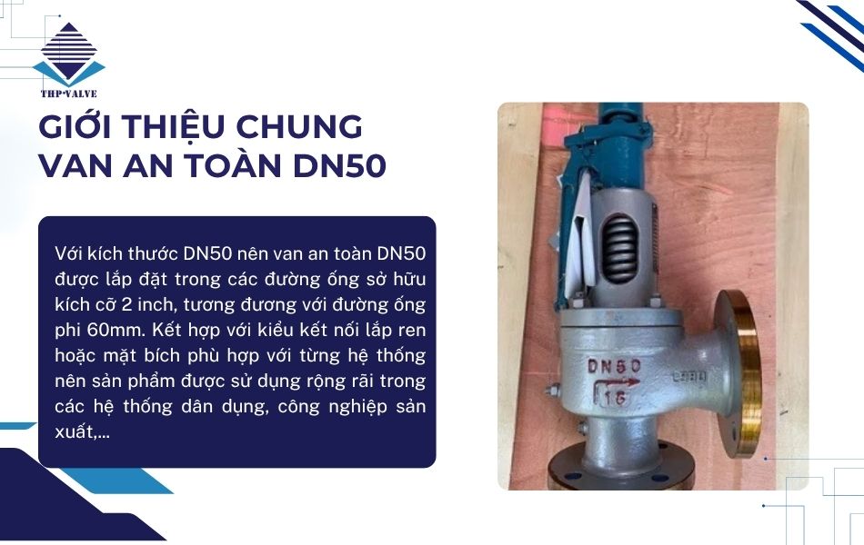 giới thiệu về van an toàn dn50