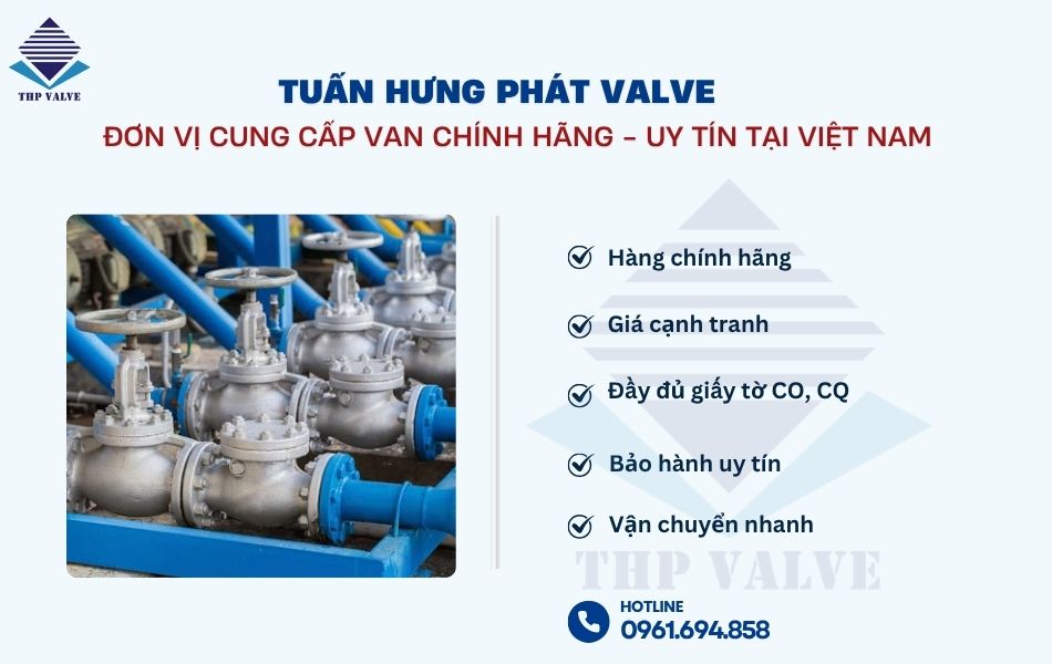 đơn vị cung cấp van hơi 1 chiều chính hãng tại việt nam