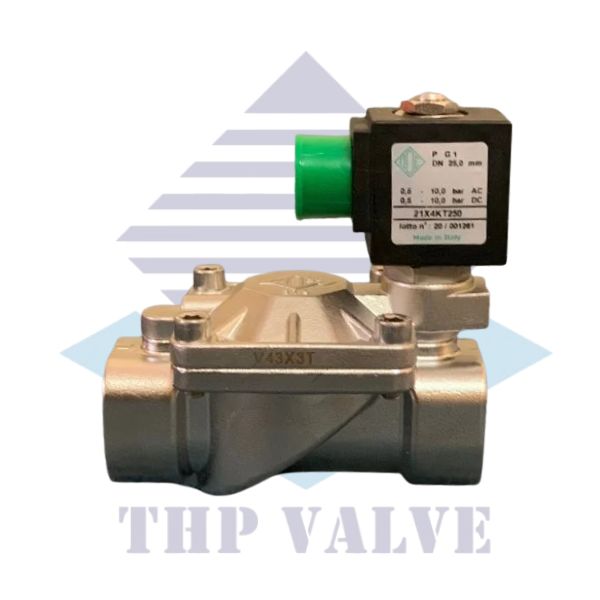 Van điện từ phi 27 ODE chất liệu inox