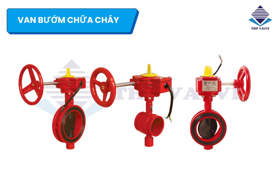 các loại van bướm chữa cháy