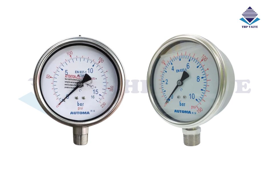 Giới thiệu về Đồng hồ áp inox AG54 – Automa Korea