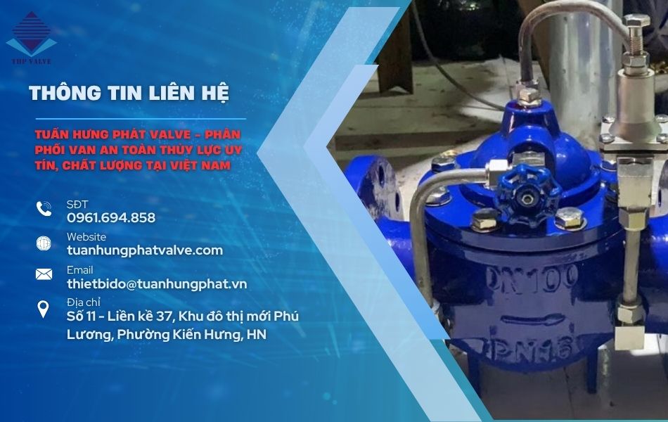 địa chỉ bán van an toàn thủy lực uy tín