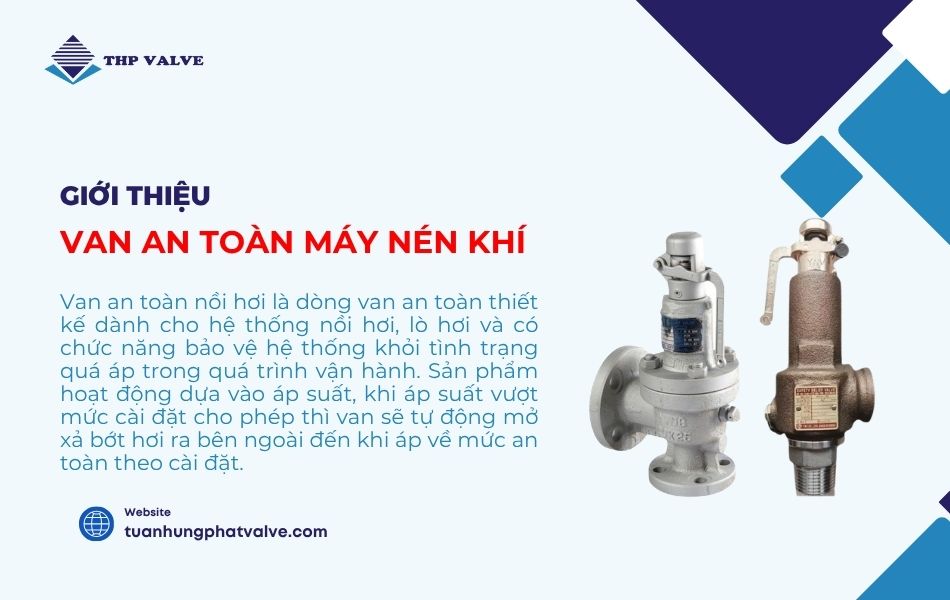 tìm hiểu về van an toàn nồi hơi