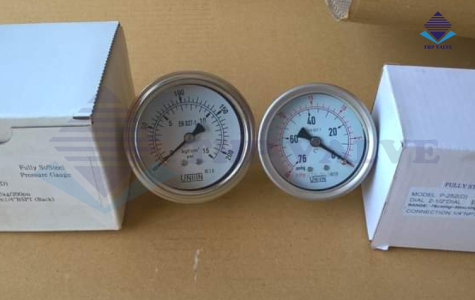 ứng dụng đồng hồ áp suất chân sau P252D – Unijin