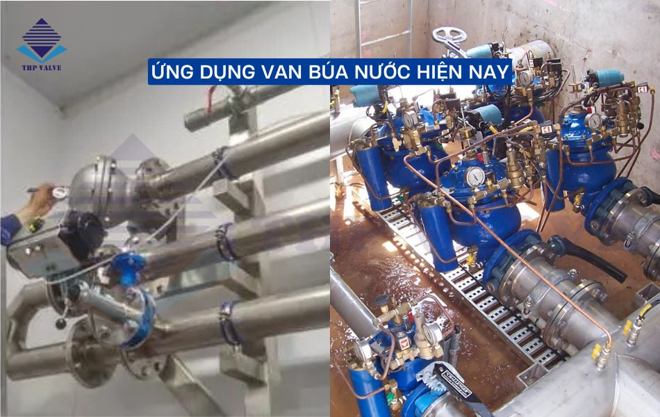 ứng dụng thực tế van búa nước