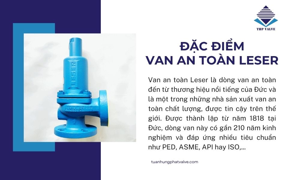 đặc điểm van an toàn leser