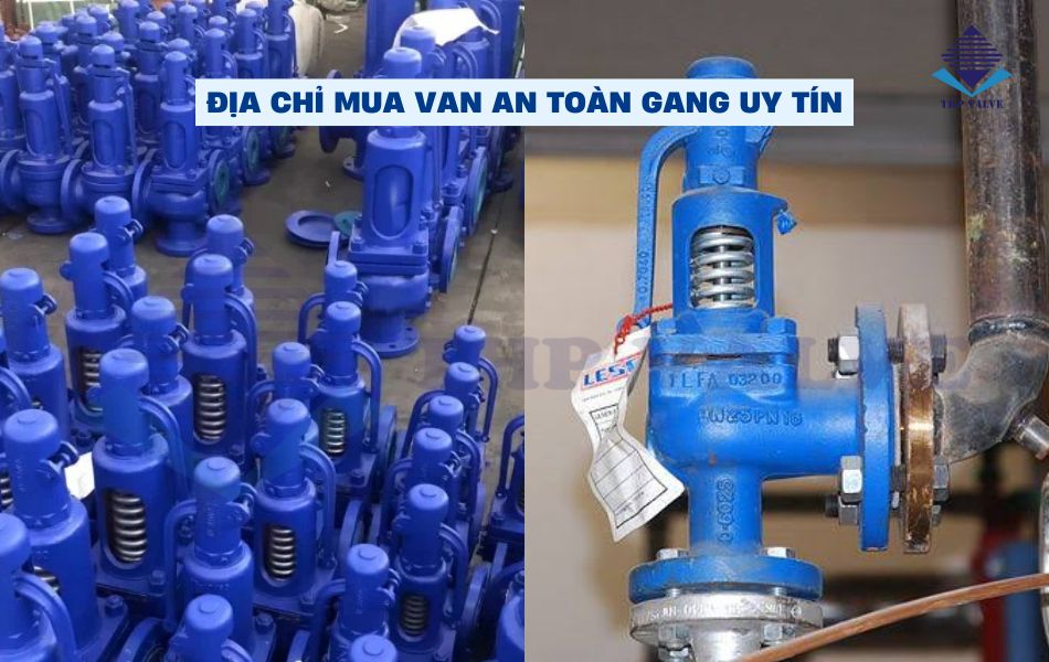 địa chỉ mua van an toàn gang chính hãng, giá tốt