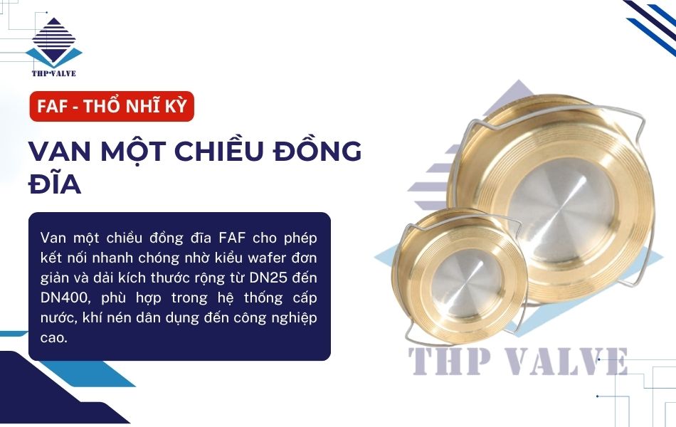van một chiều đồng đĩa thương hiệu faf