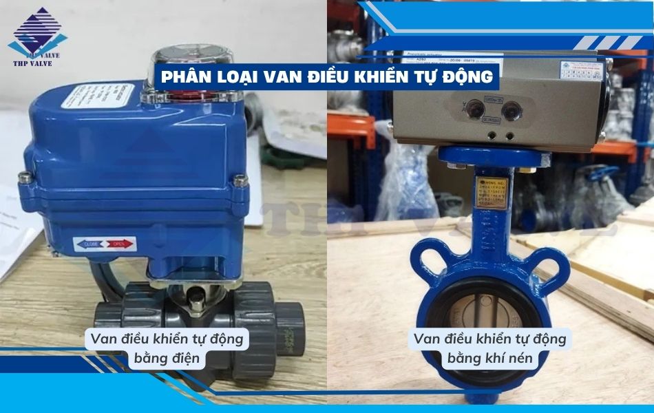 phân loại van điều khiển tự động