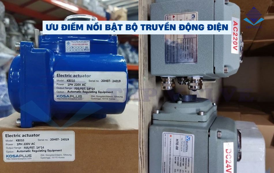 đặc điểm vượt trội của bộ truyền động điện