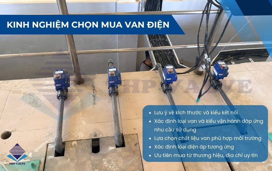 hướng dẫn chọn mua van điện phù hợp