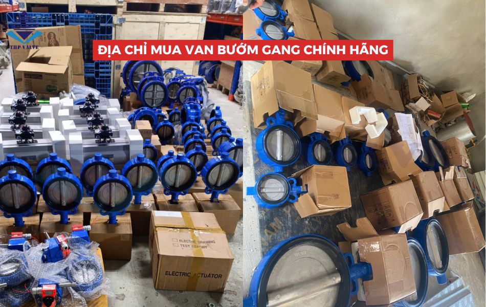 địa chỉ mua van bướm gang chính hãng, giá tốt
