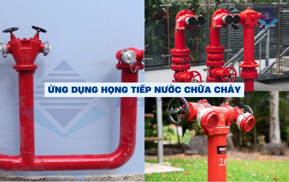 ứng dụng thực tế họng tiếp nước chữa cháy