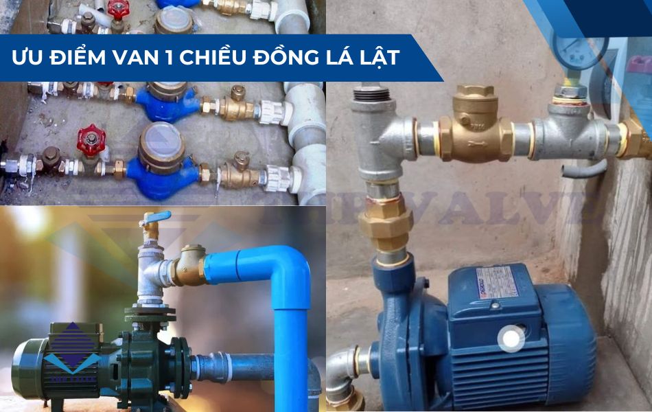 ưu điểm nổi bật van 1 chiều lá lật đồng