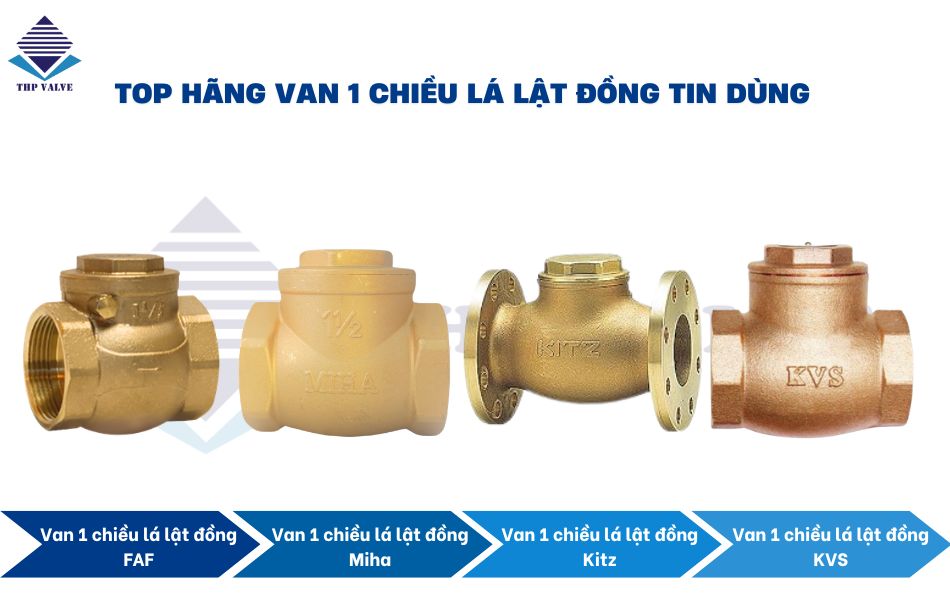 top thương hiệu van 1 chiều lá lật đồng được tin chọn