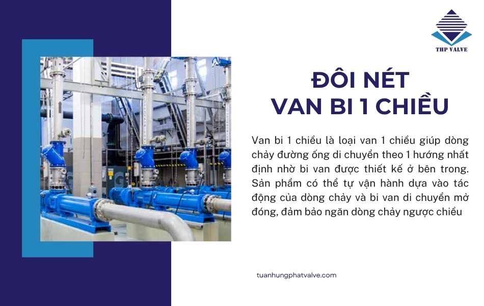 giới thiệu về van bi 1 chiều