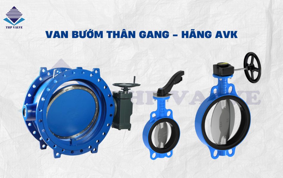 van bướm thân gang hãng avk
