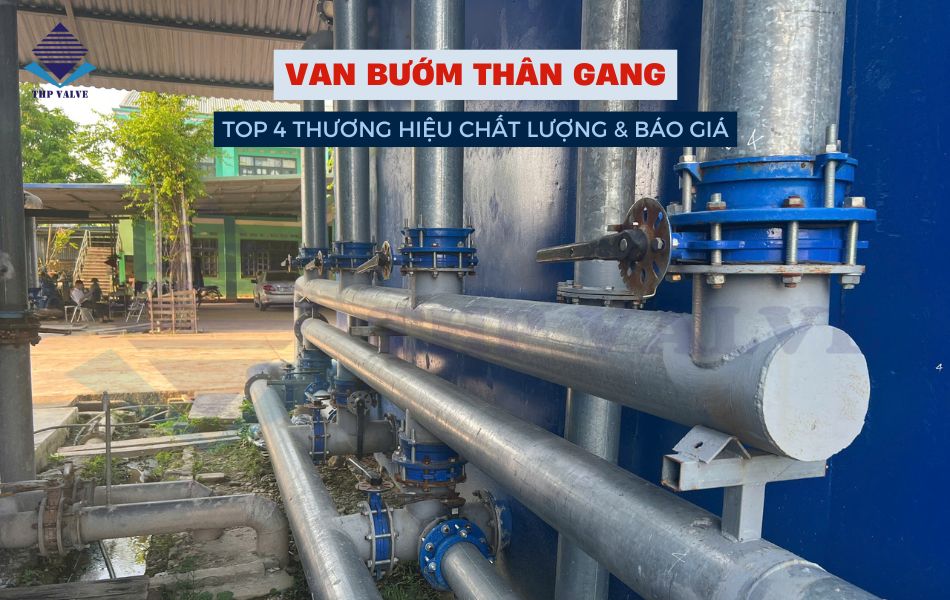 van bướm thân gang