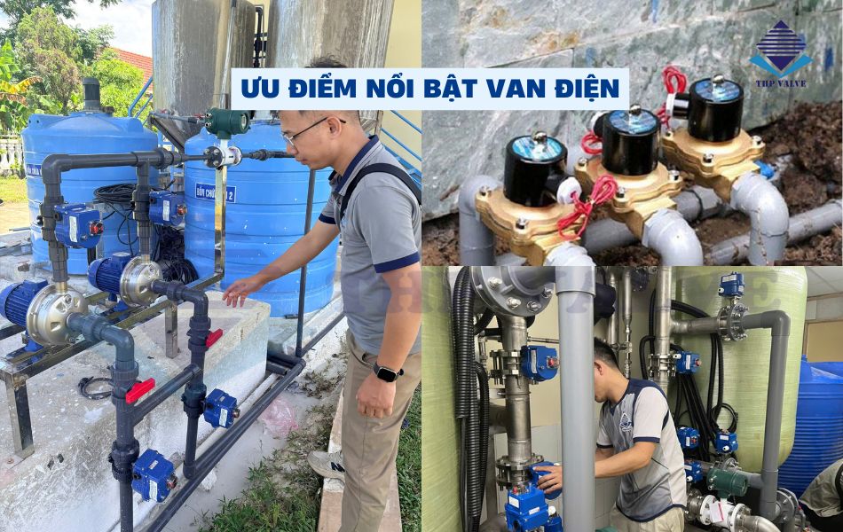 ưu điểm nổi bật của van điện