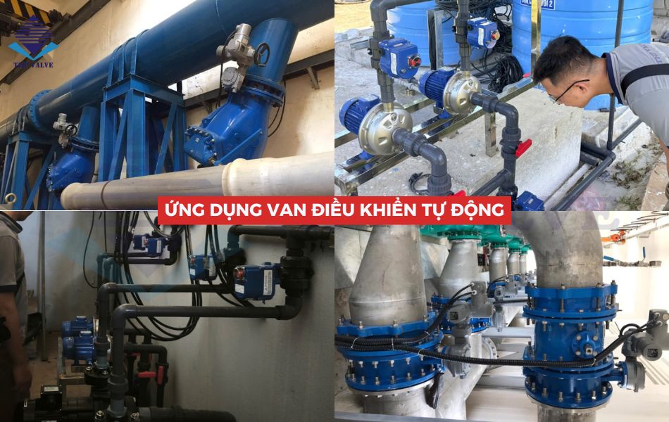 ứng dụng van điều khiển tự động