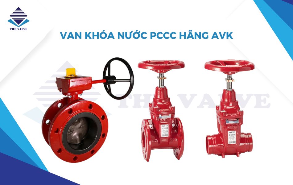 van khóa nước pccc thương hiệu avk