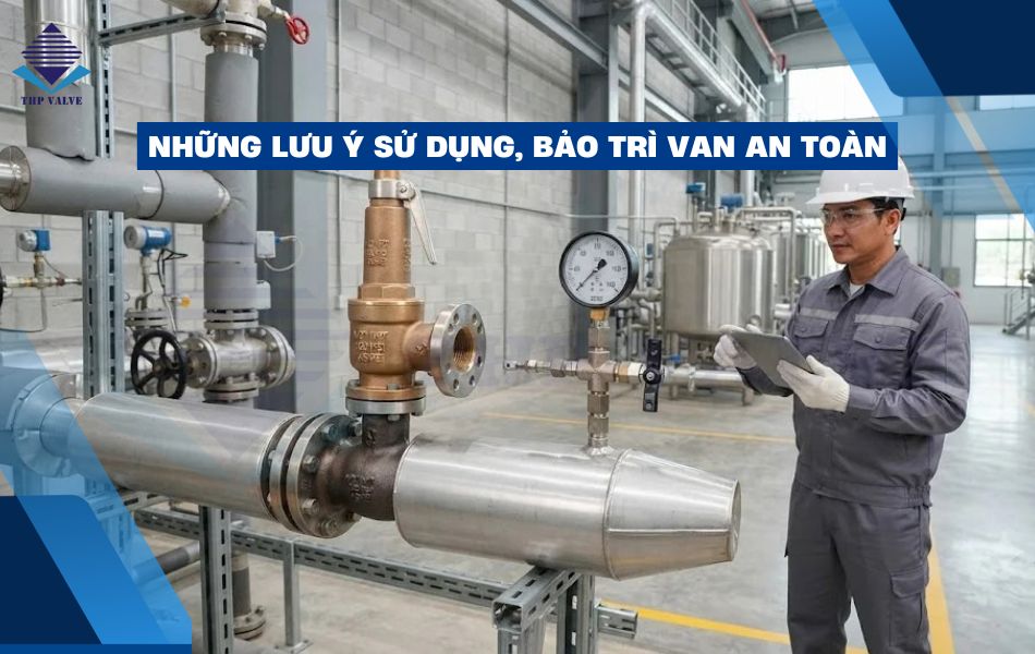 lưu ý khi sử dụng và bảo trì van an toàn