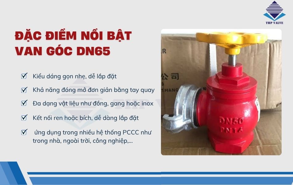 đặc điểm nổi bật của van góc dn50