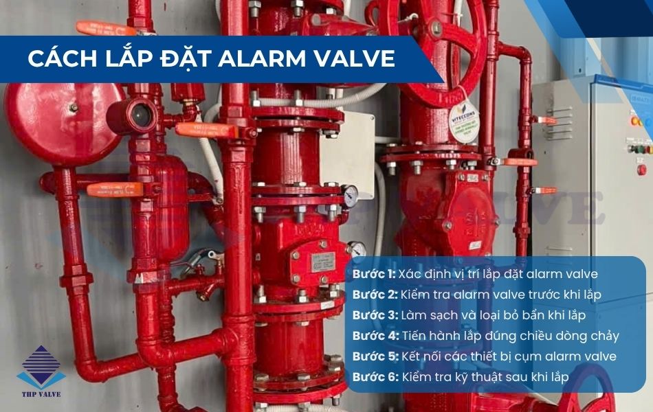 hướng dẫn cách lắp đặt alarm valve