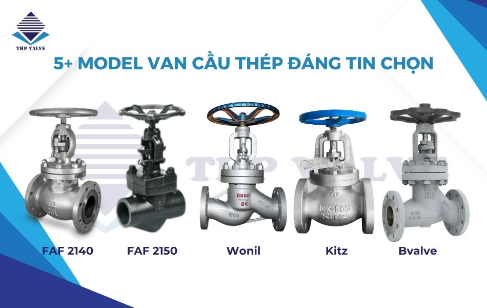 top mẫu van cầu thép chất lượng