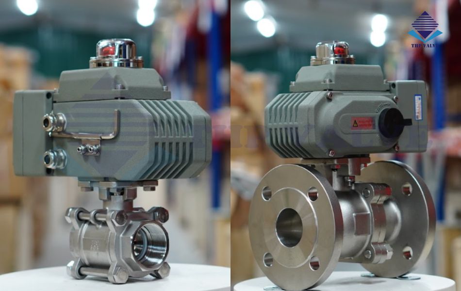 hình ảnh thực tế van bi tuyến tính tại kho tuấn hưng phát valve