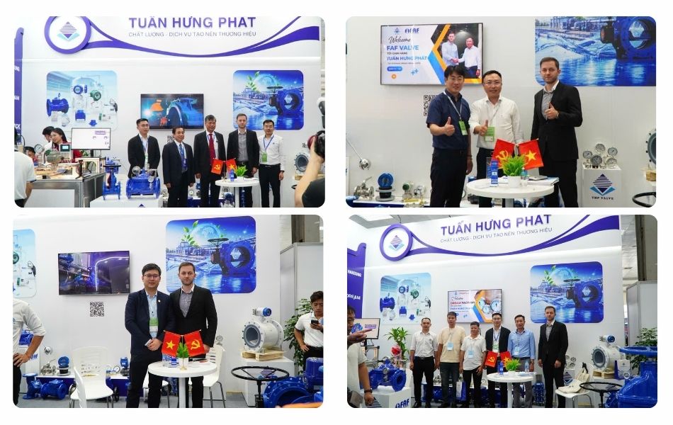 Tuấn Hưng Phát vinh dự đón tiếp các đoàn đại biểu, khách mời ghé thăm gian hàng