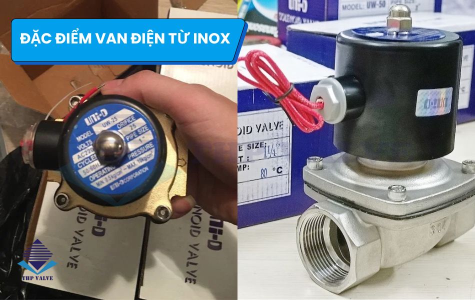 đặc điểm van điện từ inox