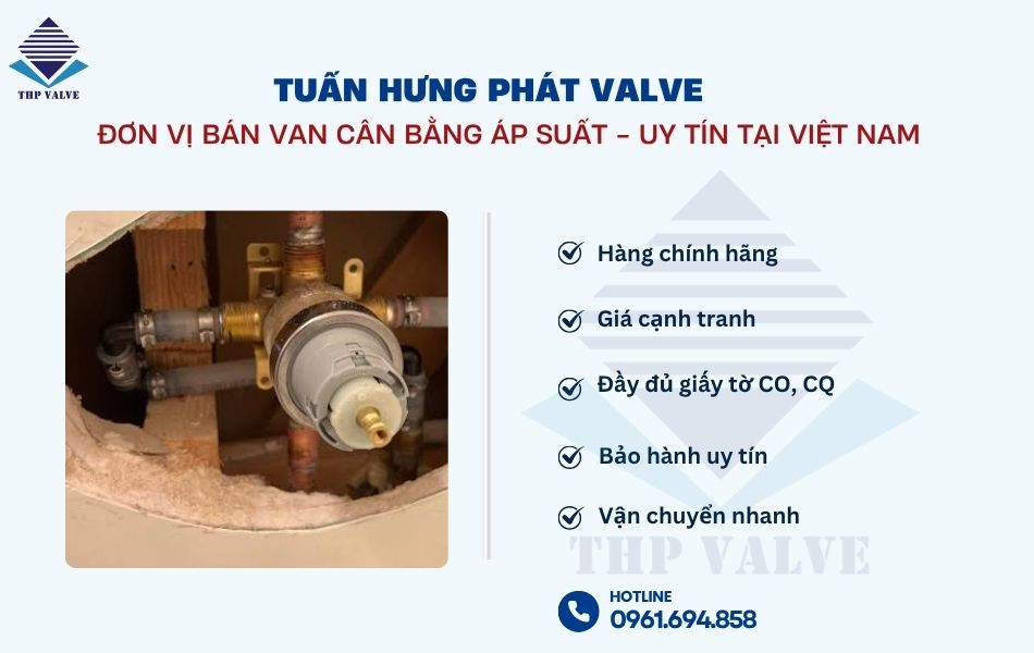 mua van cân bằng áp suất chính hãng tại tuấn hưng phát valve