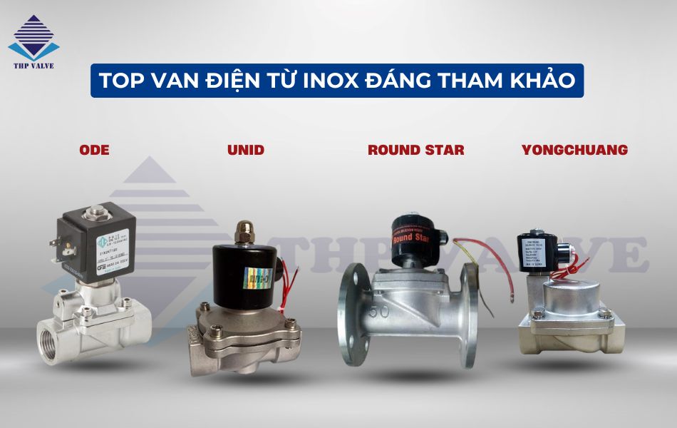 top dòng van điện từ inox nên dùng