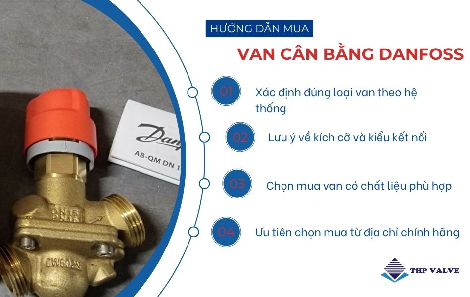 kinh nghiệm chọn mua van cân bằng danfoss